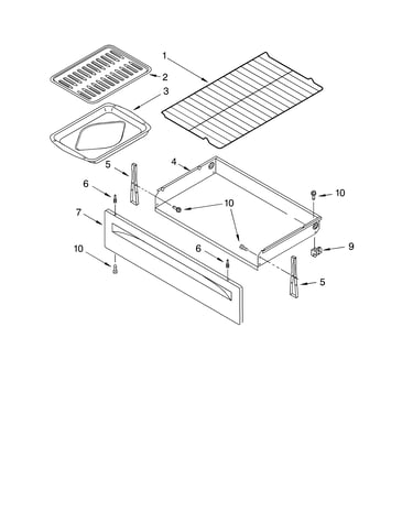 Drawer and broiler