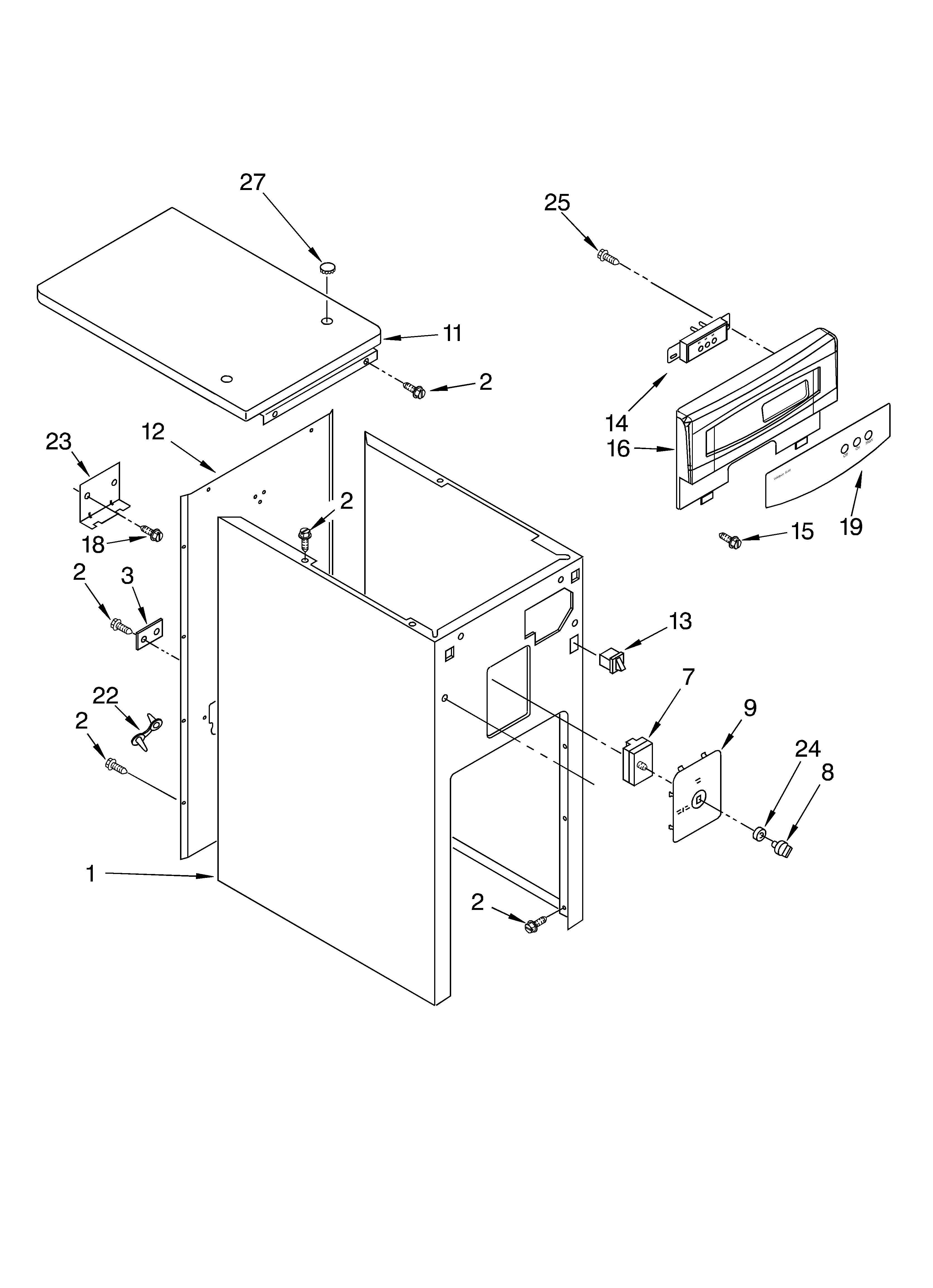 Cabinet and control