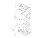 KitchenAid KGRT600HWH9 broiler and oven burner diagram