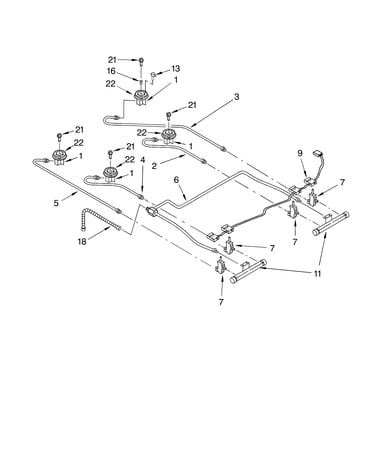 Cooktop burner