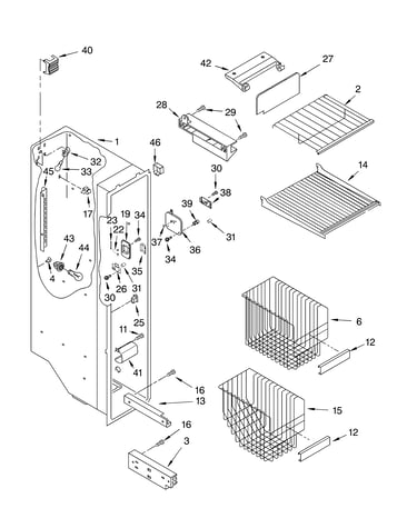 Freezer liner