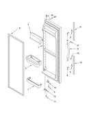 Refrigerator door