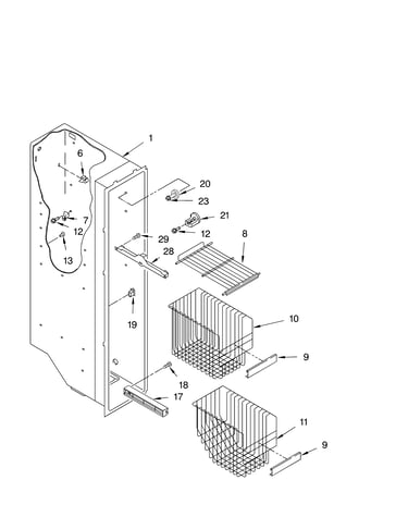 Freezer liner