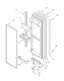 Refrigerator door
