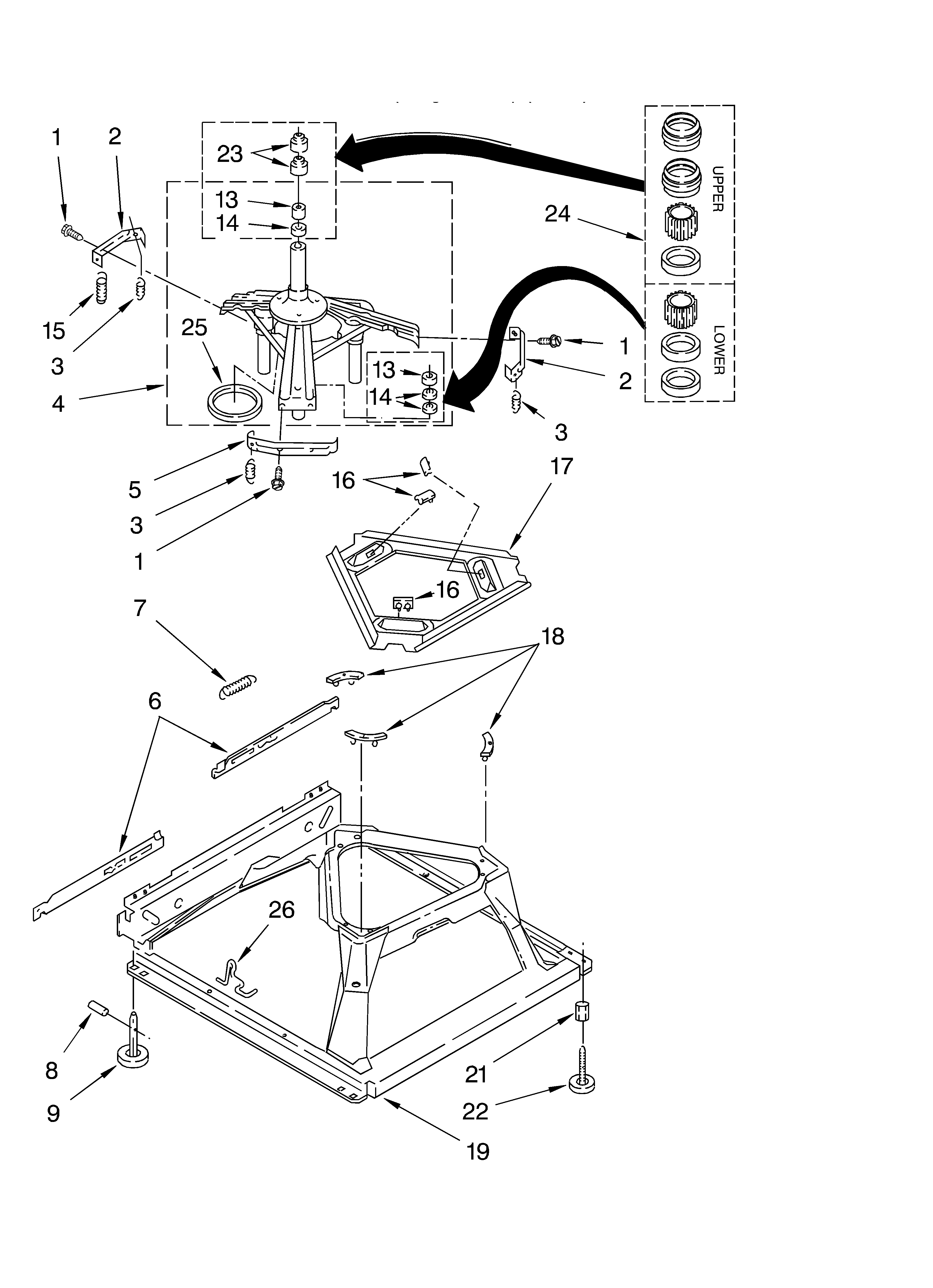 Machine base