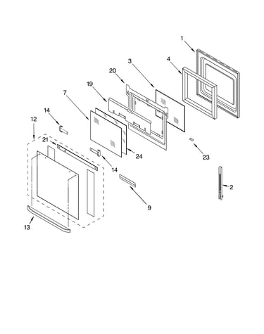 Oven door
