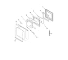 KitchenAid KEBC147KBL1 oven door diagram