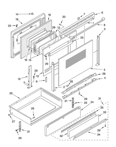 Door and drawer