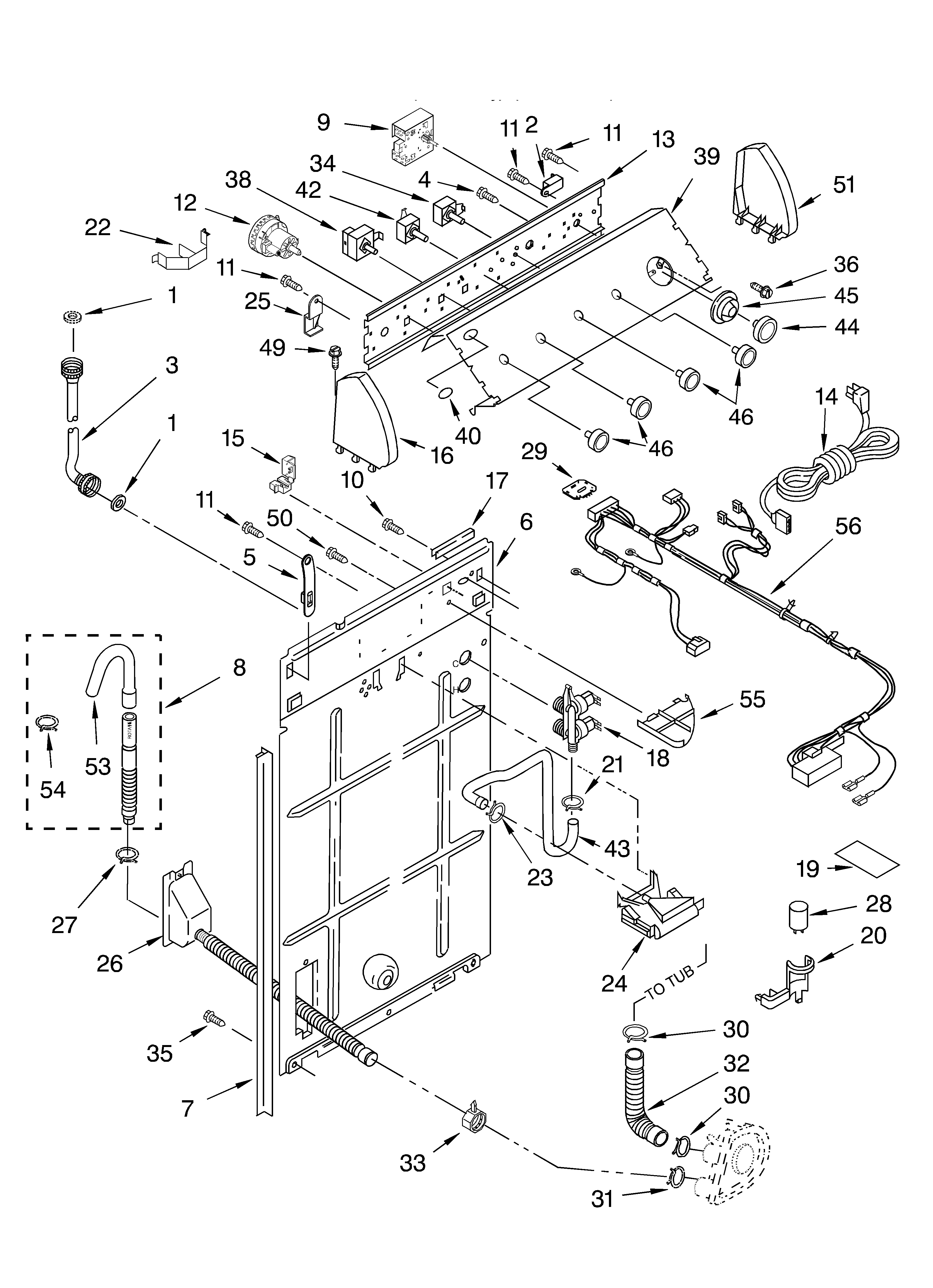 Controls and rear panel