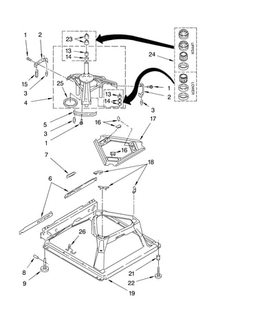 Machine base
