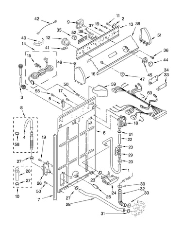 Controls and rear panel