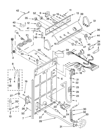 Controls and rear panel