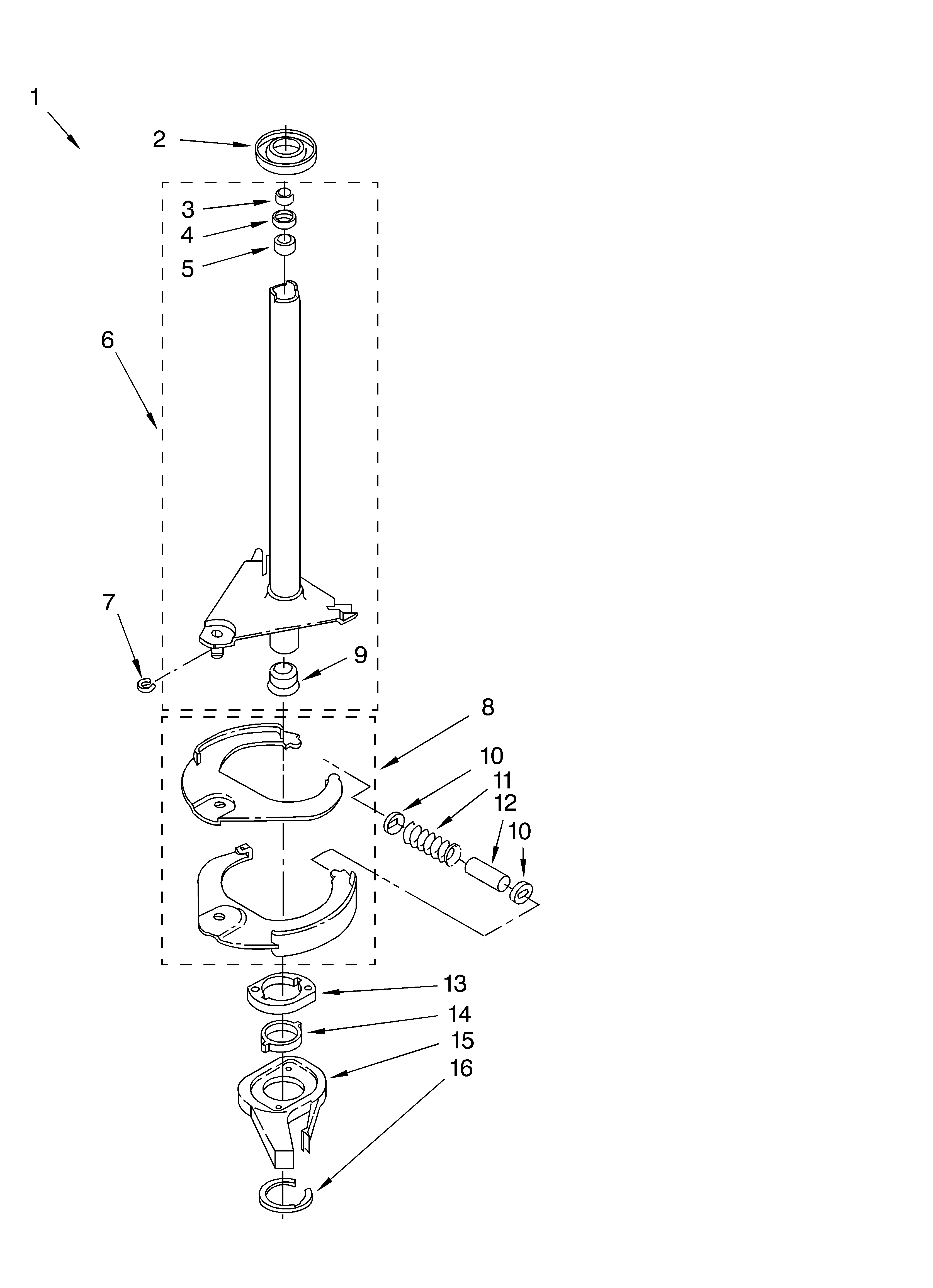 Brake and drive tube