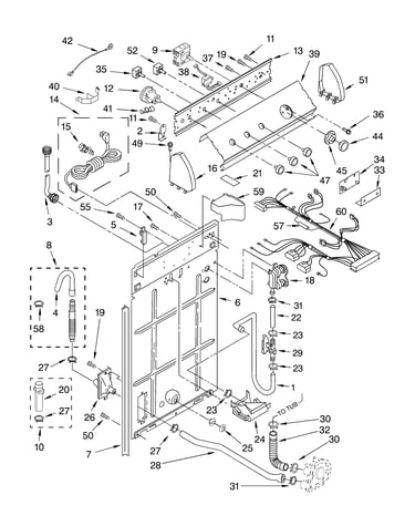 Controls and rear panel