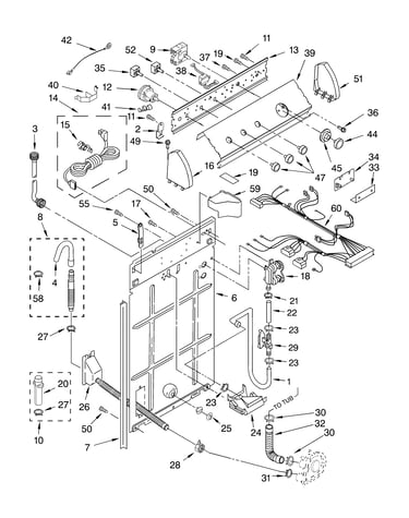Controls and rear panel