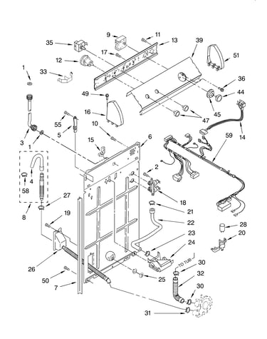 Controls and rear panel