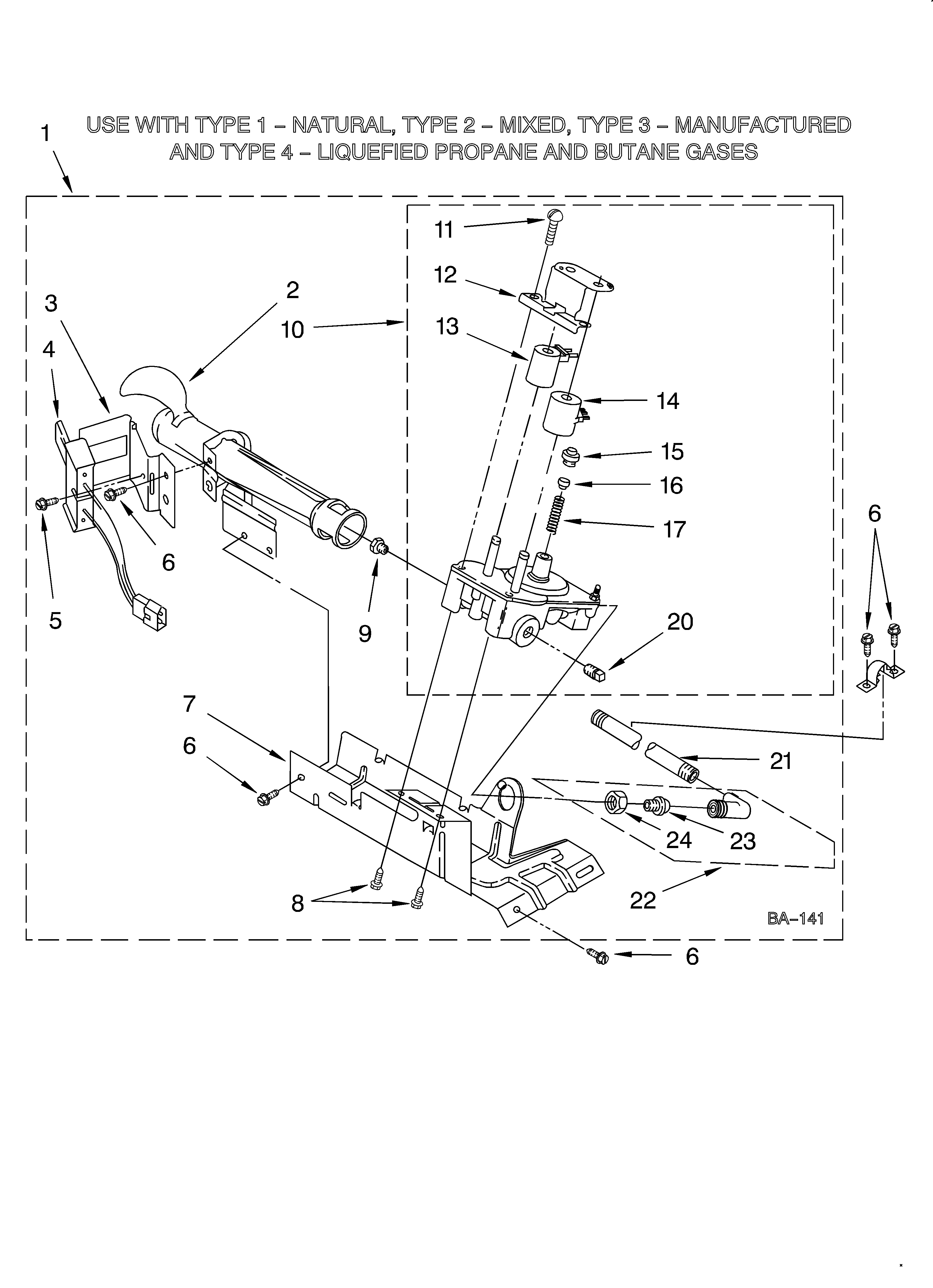 3402844 BURNER ASSEMBLY