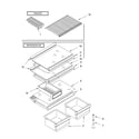 Whirlpool ET8GTKXKQ00 shelf/optional diagram