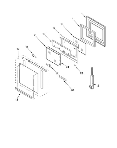 Oven door