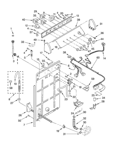 Controls and rear panel