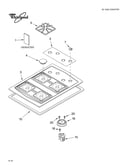 Cooktop, burner,and grate/literature