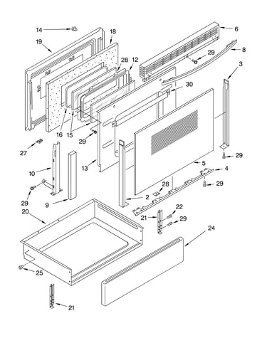 Door and drawer
