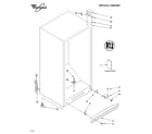 Whirlpool EV200FXKQ01 cabinet/literature diagram