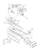 Motor and ice container