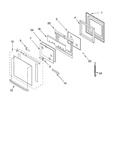 Oven door