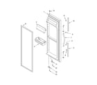 Whirlpool 7ED7FHGXKQ00 refrigerator door diagram