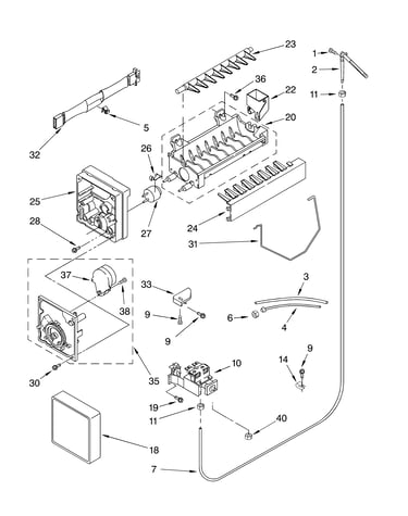 Ice maker/optional