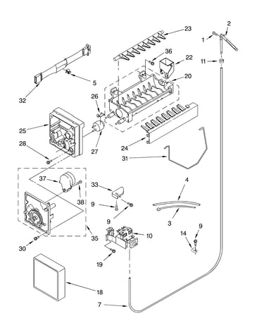 Ice maker/optional