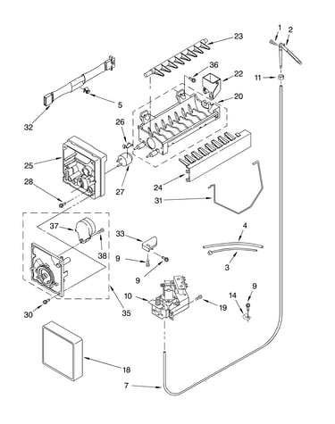 Ice maker/optional
