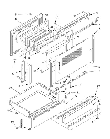 Door and drawer