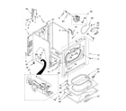Whirlpool LGB6300LW0 cabinet diagram