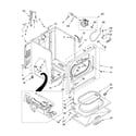 Whirlpool LGR7620LG0 cabinet diagram