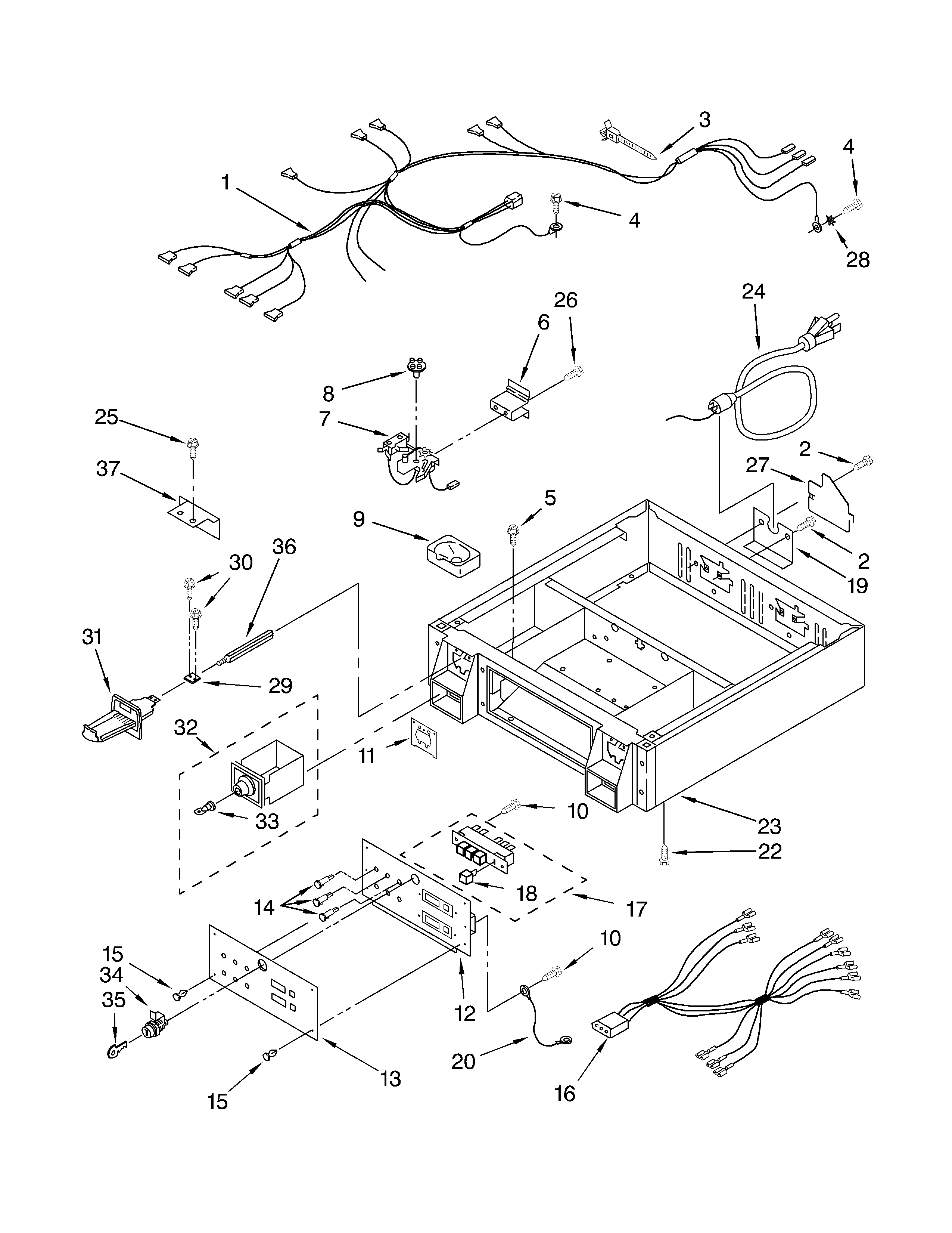 Control panel and separator