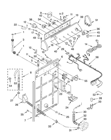 Controls and rear panel