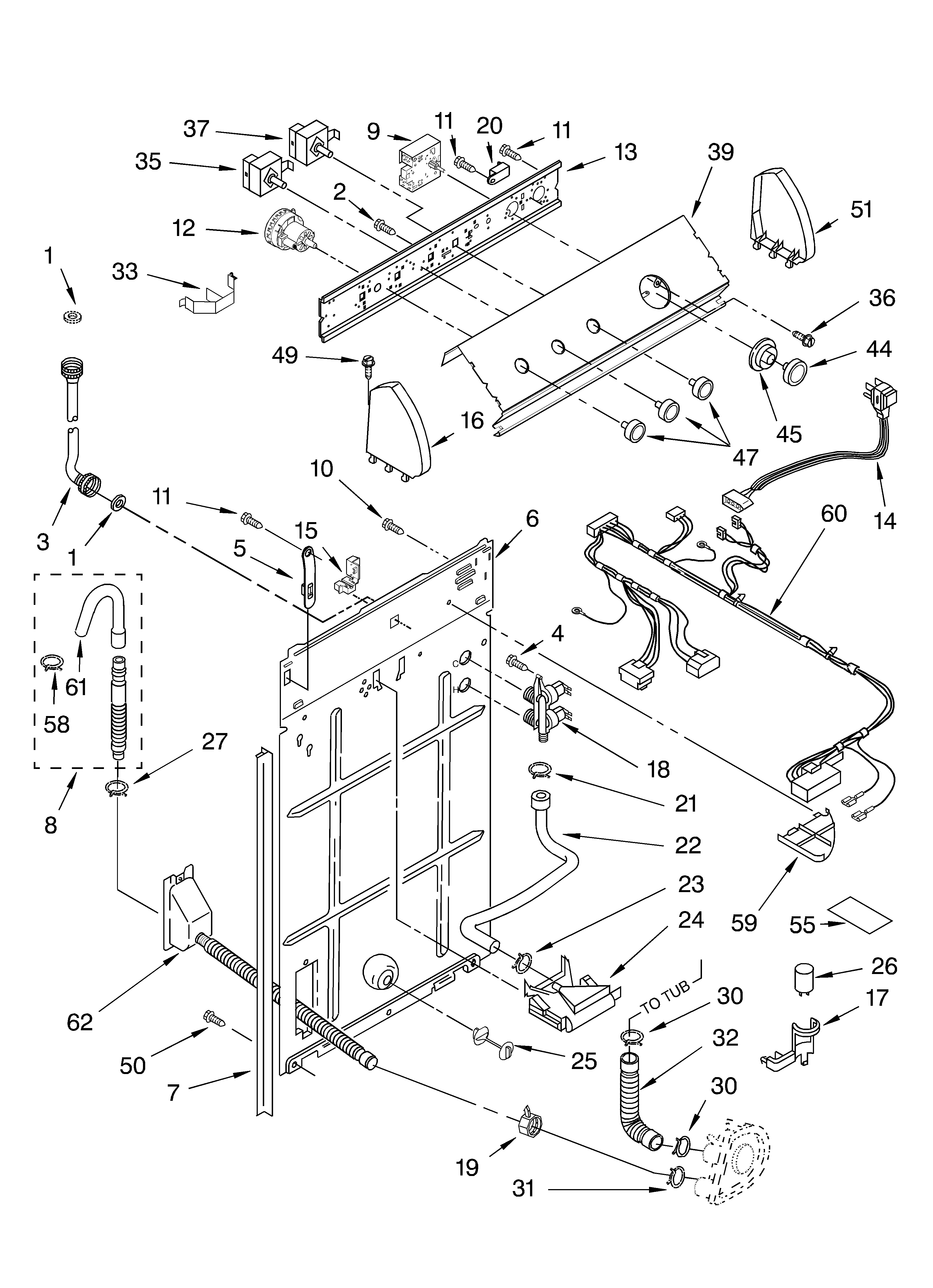 CONTROLS AND REAR PANEL