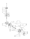 Brake, clutch, gearcase, motor and pump