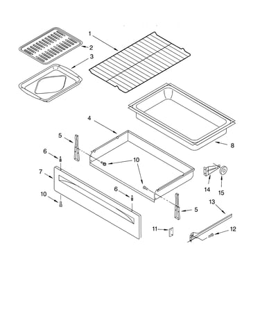 Drawer and broiler