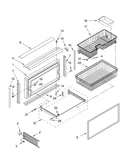 Freezer door and basket