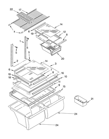 Shelf/optional