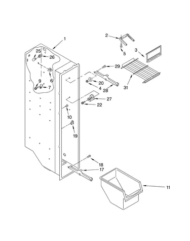Freezer liner