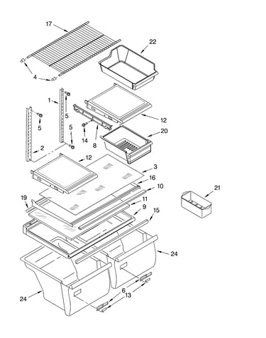 Shelf/optional