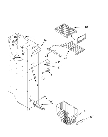 Freezer liner