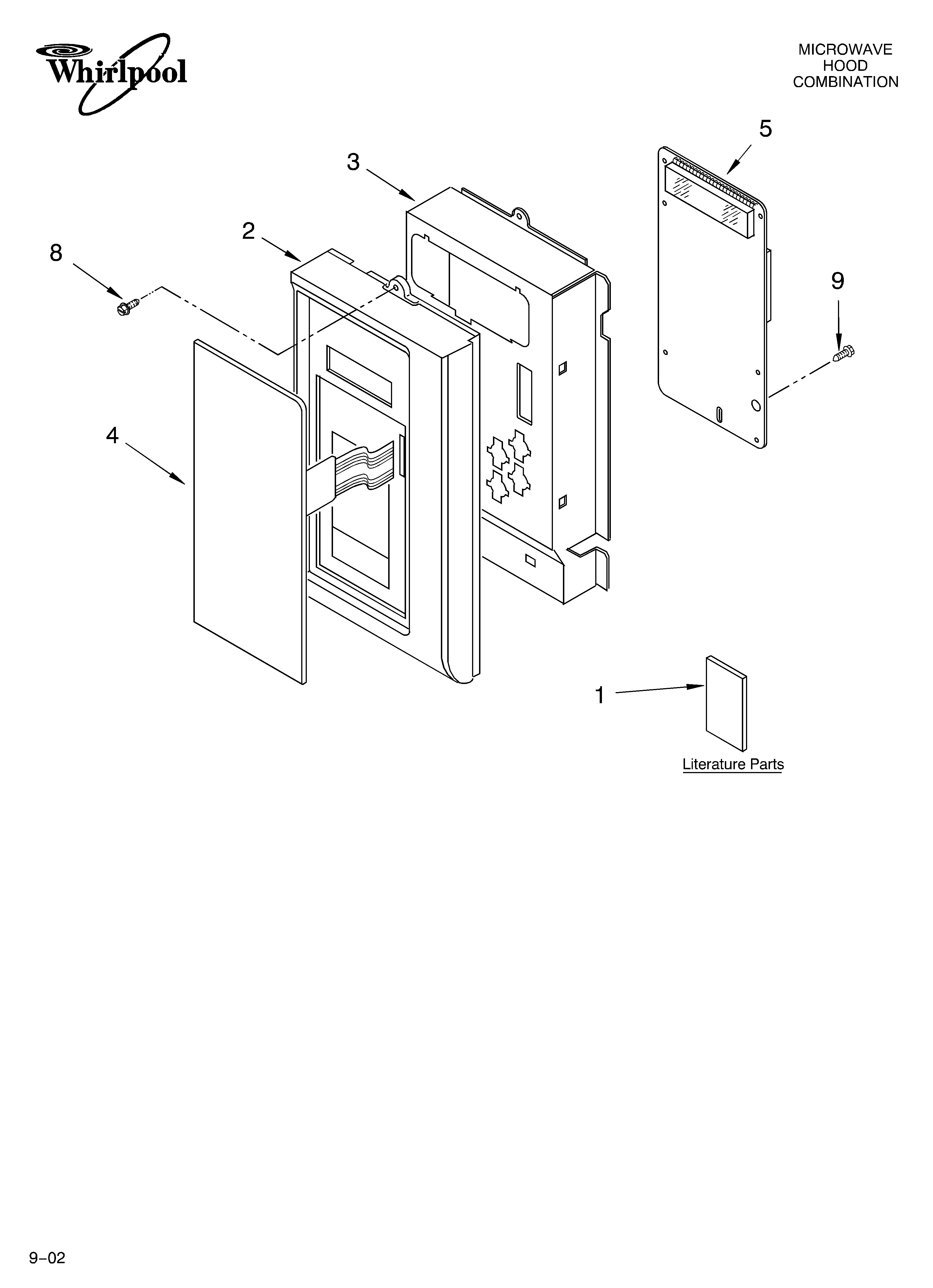 CONTROL PANEL/LITERATURE