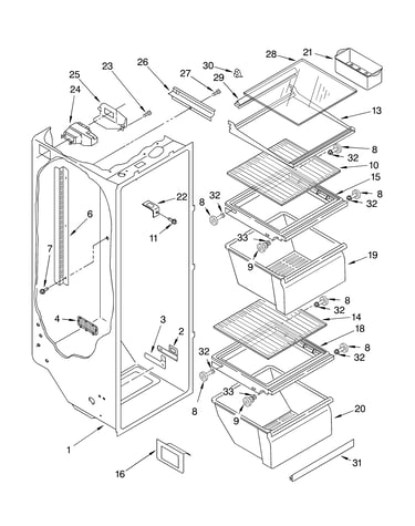 Refrigerator liner