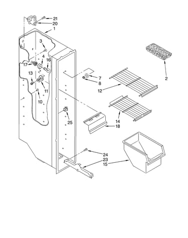 Freezer liner