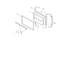 Whirlpool 5ET2DTKXLQ01 freezer door/optional diagram